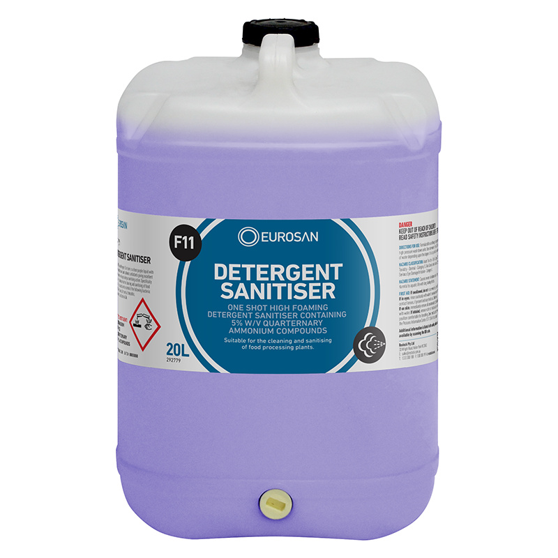 F11 Detergent Sanitiser 20L