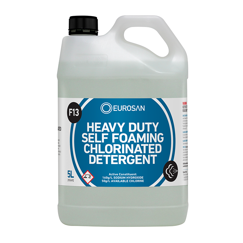 F14 Heavy Duty Self Foaming Chlorinared Detergent 5L