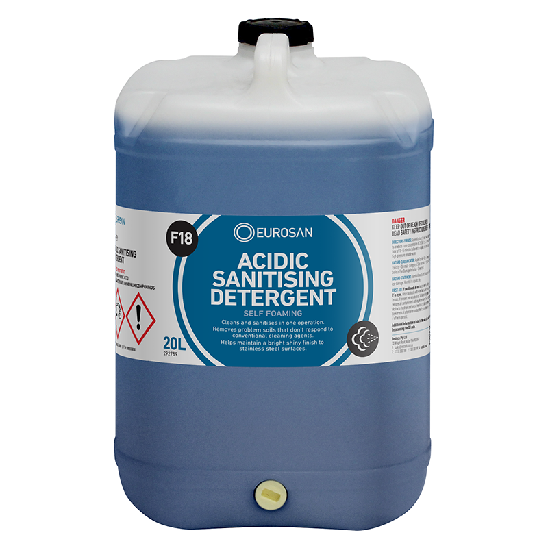 F18 Acidic Santising Detergent 15L