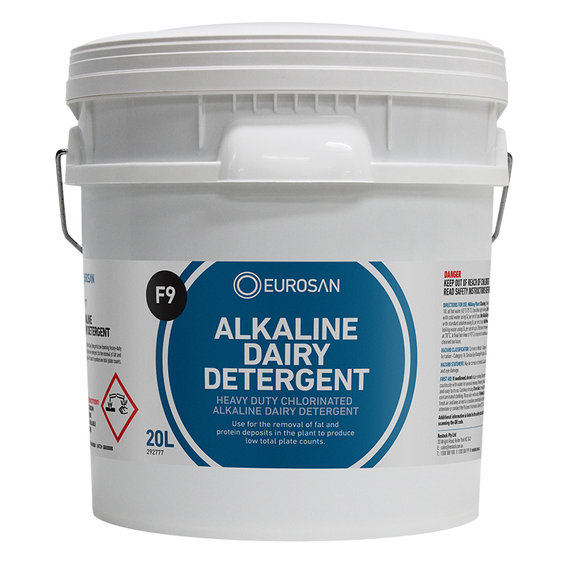 F9 Alkaline Dairy Detergent 20L