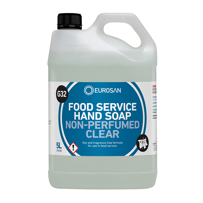 G32 Food Service Hand Soap Non-Perfumed Clear 5L
